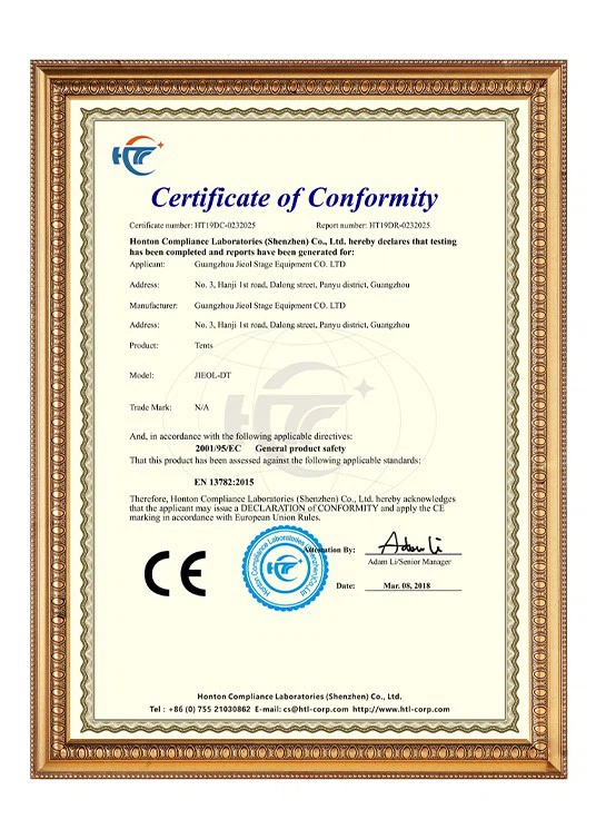 CE certificate CE certificate